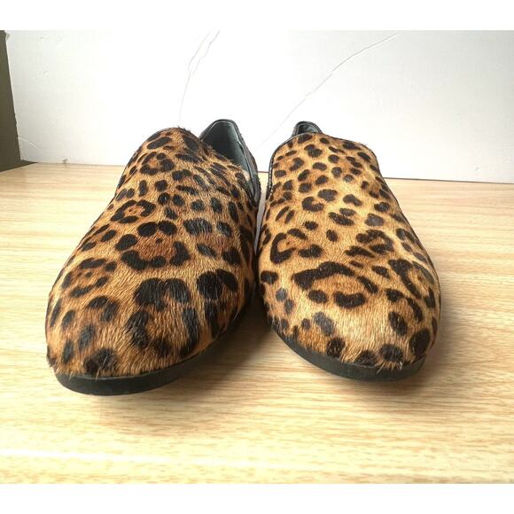 Alfani Oceanaa Step N Flex Leopard Cheetah Print Calf Hair Loafers Flats SZ 7.5M - Picture 6 of 15